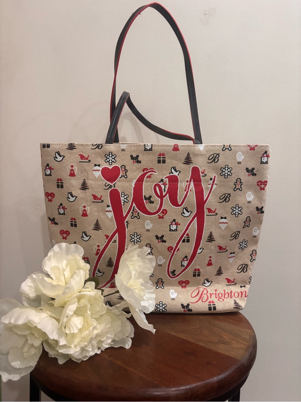 Brighton Jute Holiday Tote